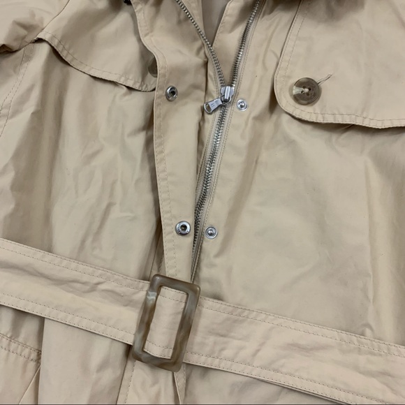 Tommy Hilfiger Cream Soft Shell Lightweight Coat Jacket - Picture 7 of 16